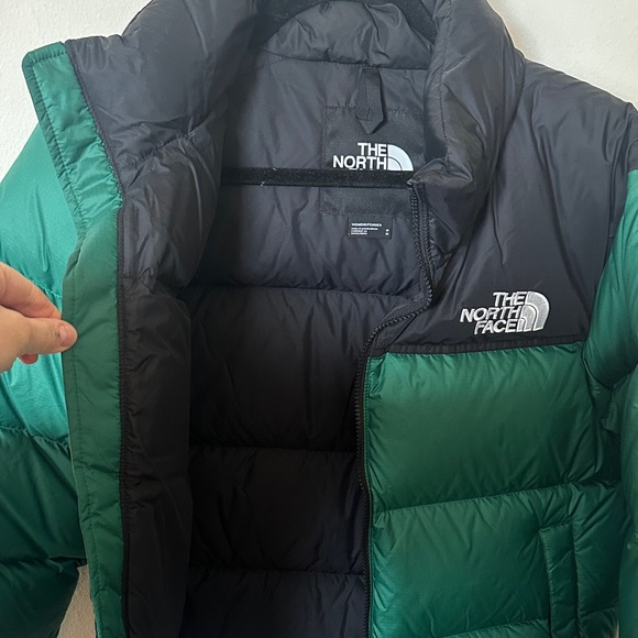 The North Face Emerald and Black Down Jacket - Picture 3 of 4